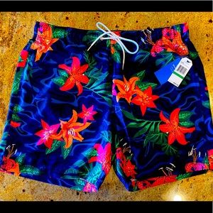 NWT Nautical Performance Quick Dry Swim Trunk.